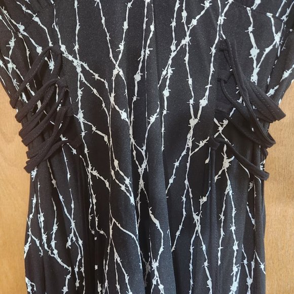 NWOT Hell Bunny Barbed Wire Mini Dress - Picture 4 of 11